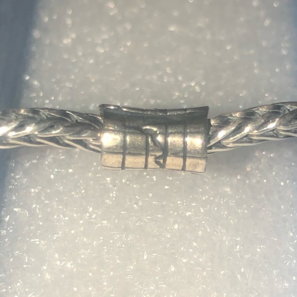 TROLLBEADS HeartBeat Bead 925 LAA Sterling Silver Bead Charm Approx 10mm Length - Picture 5 of 7